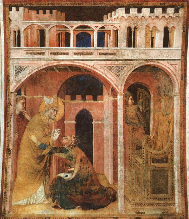 Simone Martini Miracle of Fire china oil painting image